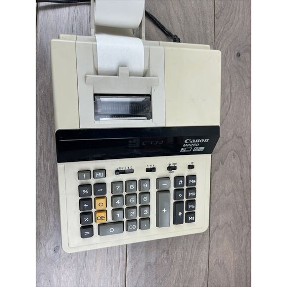 Canon Desktop Calculator MP25D III Extra Large Display 2 Color Print 12 Digit - Picture 8 of 10